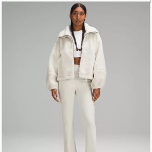Lululemon cinchable fleece zip-up